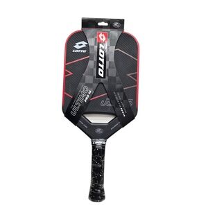 LOTTO ULTIMO PRO 14  Pickleball Paddle Black Red New - Other